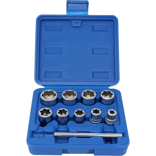 CTA Tools 1234 Jeu d'extracteurs de boulons SAE, 10 pièces - 1/4" à 3/4"