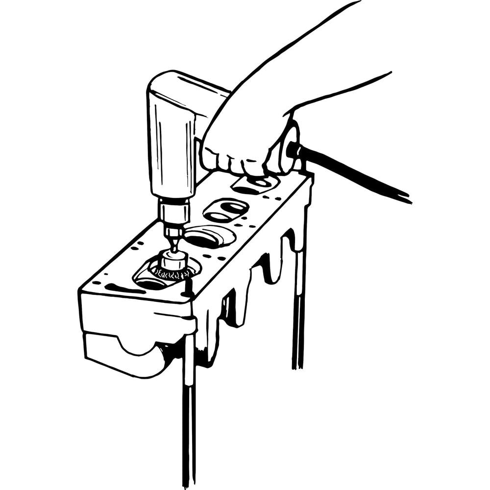 Lisle 14040 Brosse à fil 1"