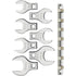 Titan Tools 17671 7pc 1/2" Drive SAE Jumbo Crowfoot Wrench Set, 1" - 1-3/8"