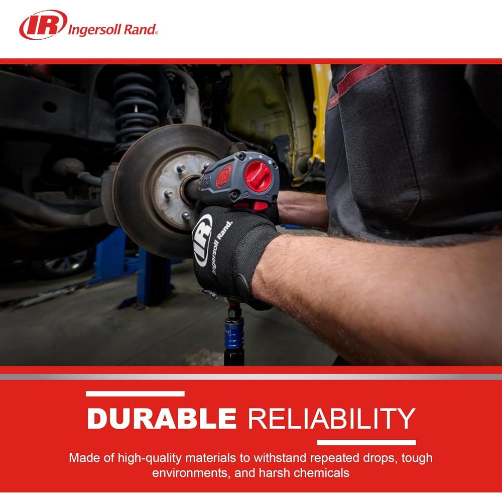 Ingersoll Rand 2236QTiMAX-2 Clé à chocs silencieuse à enclume allongée 1/2" Dr. x 2" avec système DXS Drive XChange, 1 500 pi-lb, 7 500 tr/min