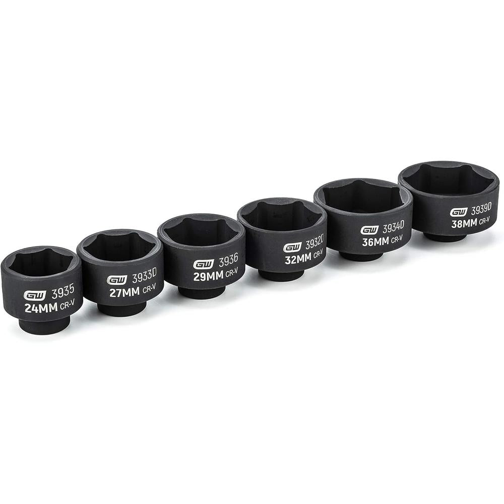 GearWrench 41890 6 Pc. Oil Canister Socket Set Service Kit