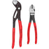 Knipex 9K 00 80 124 US 2 Piece Cobra And Diagonal Cutters Set - With 12'' Keeper