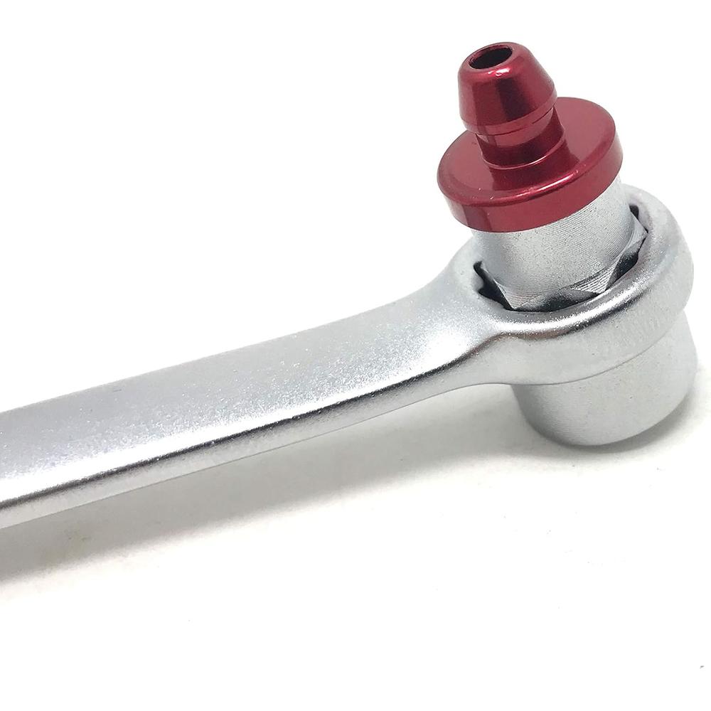 CTA Tools 1945 8-PC BRAKE BLEEDER WRENCH SET WITH SEALING RING, 3/8", 7MM-12MM, SILICONE HOSE