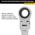 Titan Tools 12813 13 Mm 12 Pt. Flex-Head Ratcheting Combination Wrench