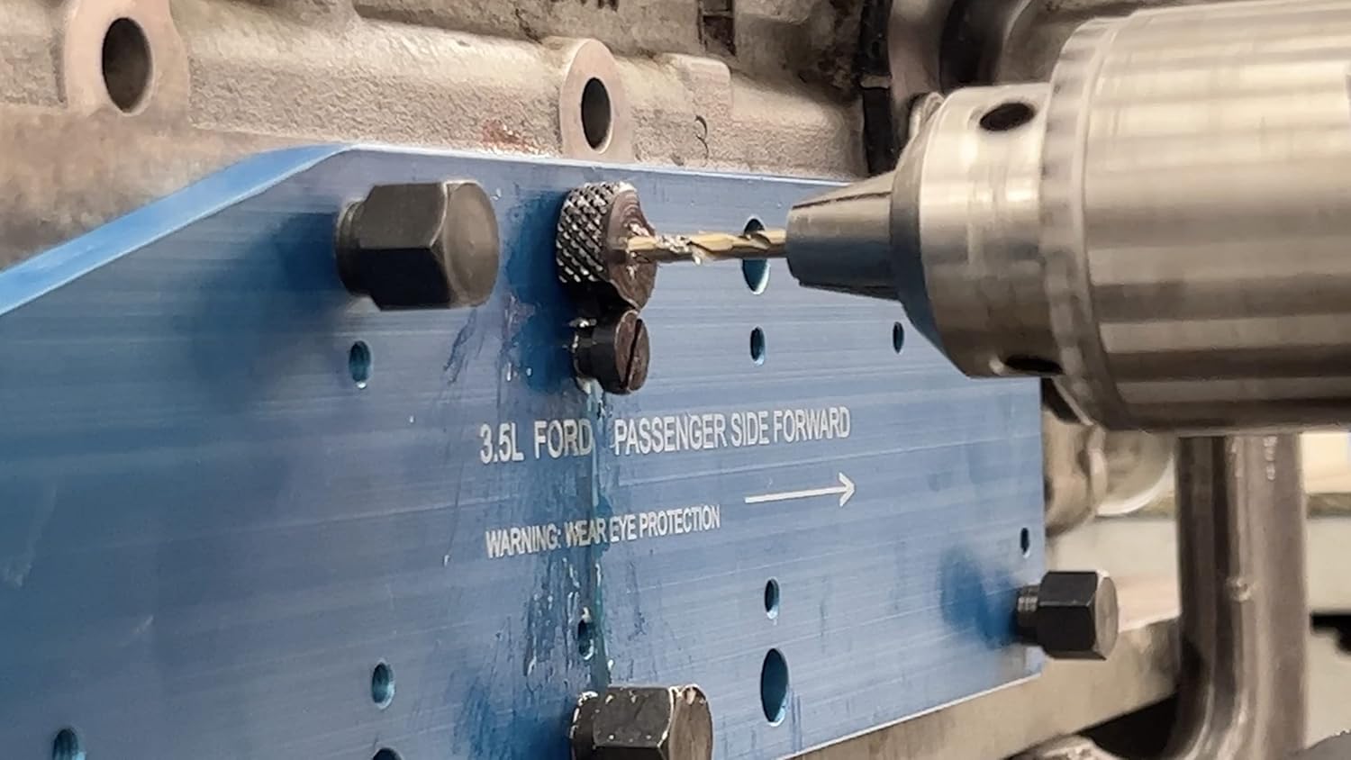 Lisle 72610 GABARIT DE PERÇAGE DU COLLECTEUR POUR FORD 3,5L ECOBOOST