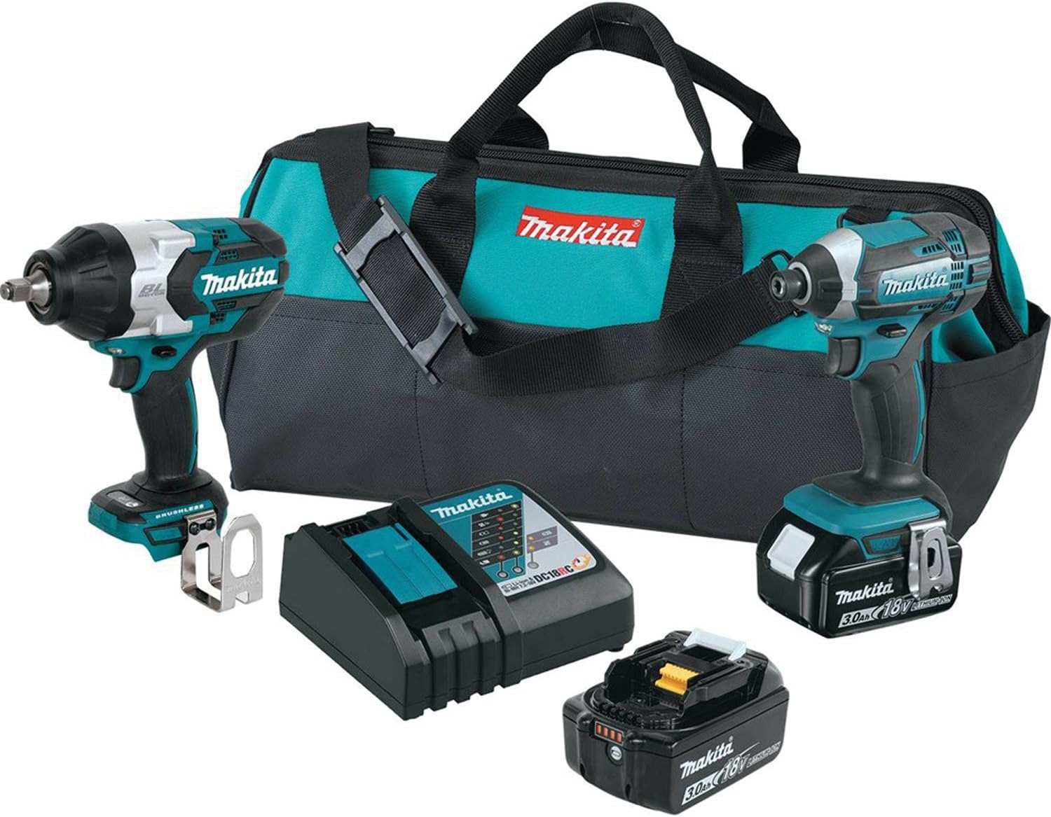 Makita Power Tools XT270 2PC 18V COMBO KIT