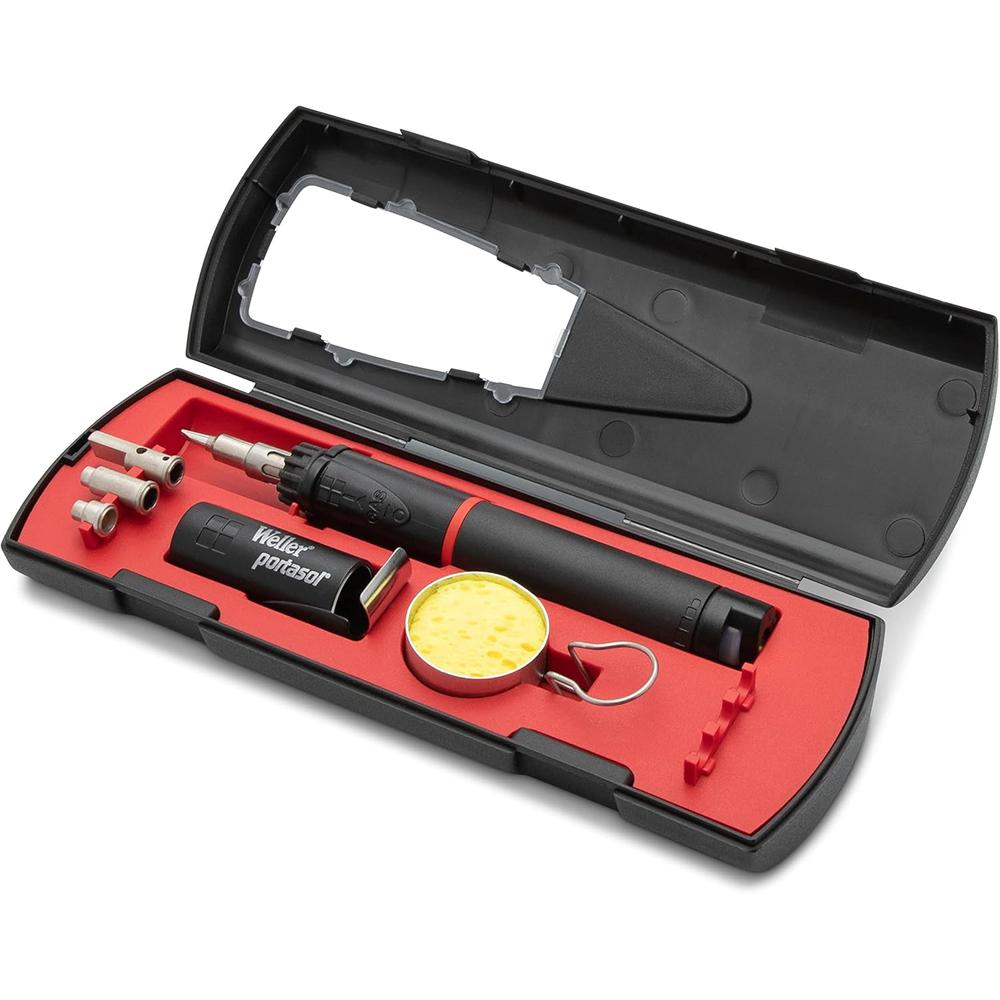 Weller - Kit professionnel de fer à souder au butane sans fil à allumage automatique (WEL-P2KC)
