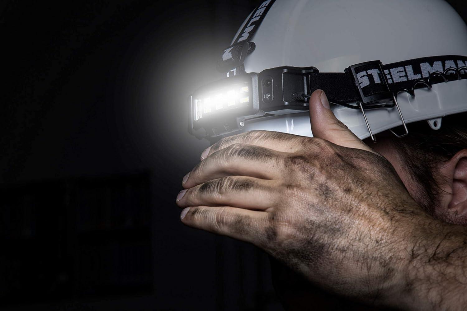 STEELMAN PRO 78834 Lampe frontale à LED rechargeable à profil mince 250 lumens activée par le mouvement