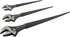 Titan Tools 223 3-pc Adjustable Construction Wrench Set, 10"/12"/16" Long, 1-1/8", 1-5/6", 1-1/2" Openings