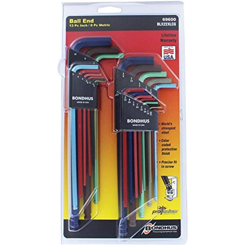 Bondhus 69600 Lot de 22 pièces - 69637 et 69699