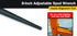 Titan Tools 209 8" Long Adjustable Construction Wrench With Tapered Handle, 1-1/8" Opening