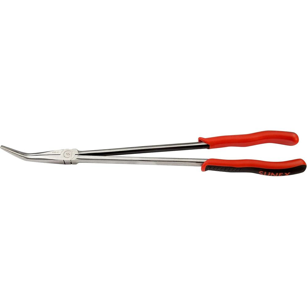 Sunex Tools 3717V 45 Degree Angle Needle Nose Pliers, CR-MO, Alloy Steel, 16 in.