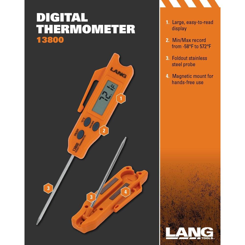 Lang Tools 13800 Digital Thermometer