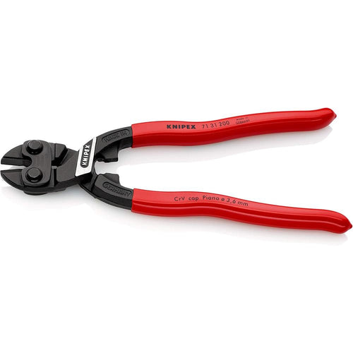 Knipex 71 31 200 8" Knipex Cobolt Compact Bolt Cutter w/Recess Plastic Grip