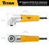 Titan Tools 16189 Perceuse magnétique à 90° et tournevis à embout, qualité impact, tige hexagonale 1/4"