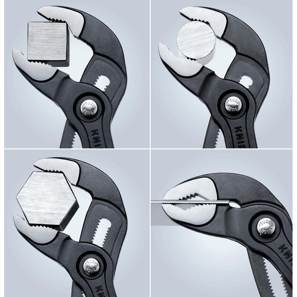 Knipex 00 20 06 US1 3 Piece Cobra Pliers Set (7, 10, & 12)