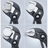 Knipex 9K 00 80 156 US 3pc Top Selling Pliers Set: 8" Twingrip Pliers, 7-1/4" Pliers Wrench, 7-1/4" Cobra Water Pump Pliers
