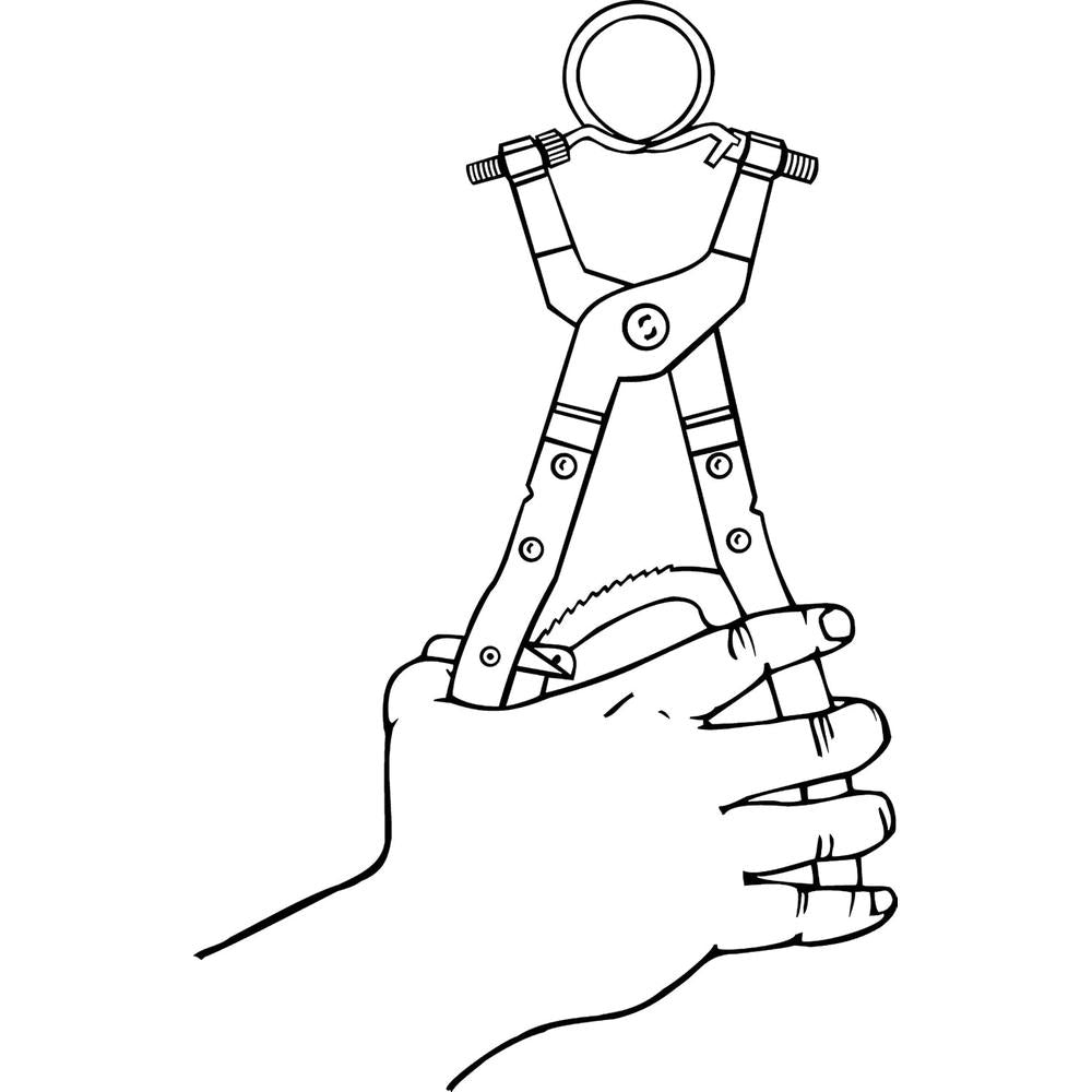 Lisle 17100 FLAT BAND HOSE CLAMP PLIERS