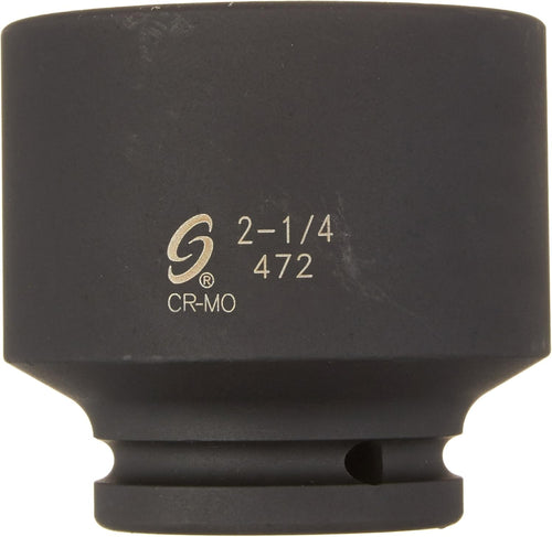 Sunex Tools 472 3/4" Drive Standard 6 Point Impact Socket 2-1/4"