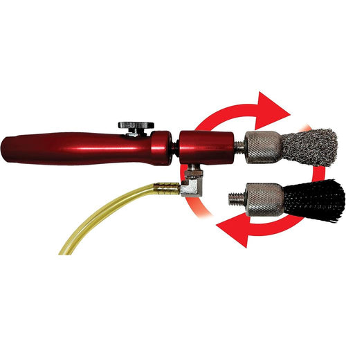 Stainless-Steel Parts-Washing Flow-Thru System with Brush and Venturi