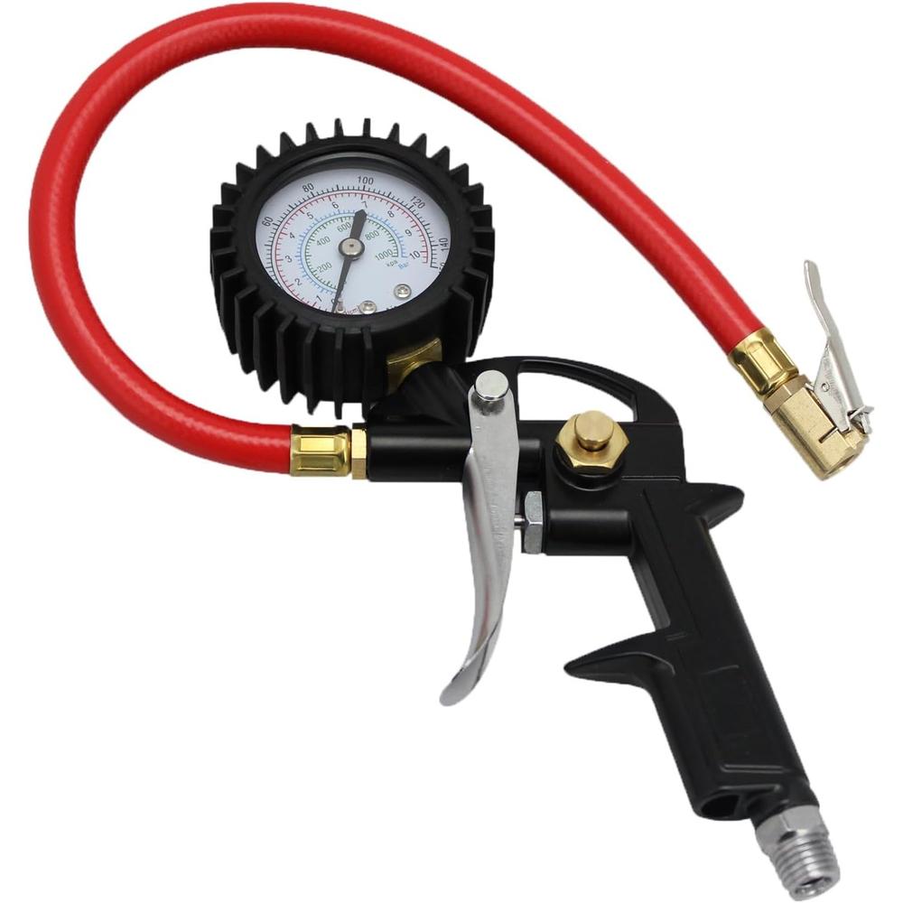 Milton Industries EX0500P Pistol Grip Analog Inflator Gauge