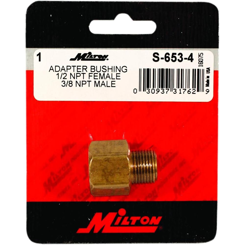 Milton Industries S-653-4 Douille d'adaptation, F. 1/2" X M. 3/8"