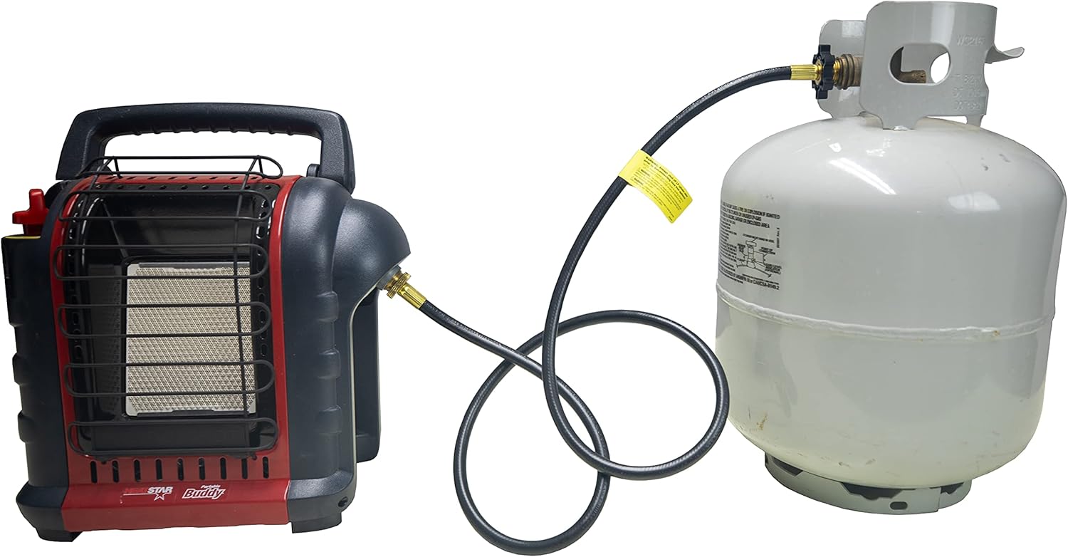 Mr. Heater F273701 5' PROPANE HOSE ASSEMBLY (Fuel Filter Required)