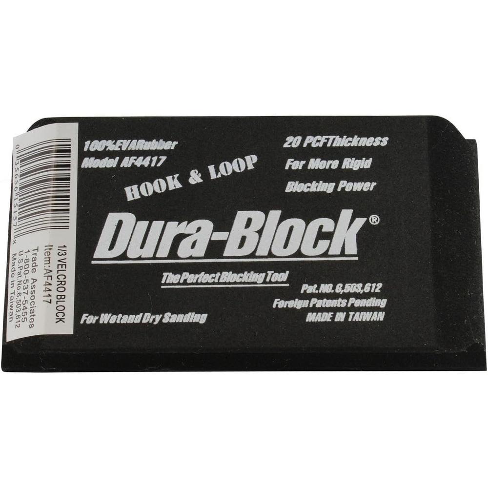 Dura-Block AF4417 5.25" HOOK & LOOP - 1/3                       Dim: 1-1/2"H x 2-5/8"W x 5-1/2"L