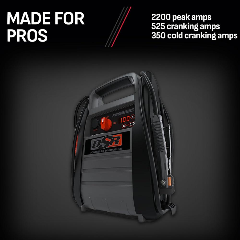 Schumacher DSR114 DSR Pro Series 12V DOE Jump Starter