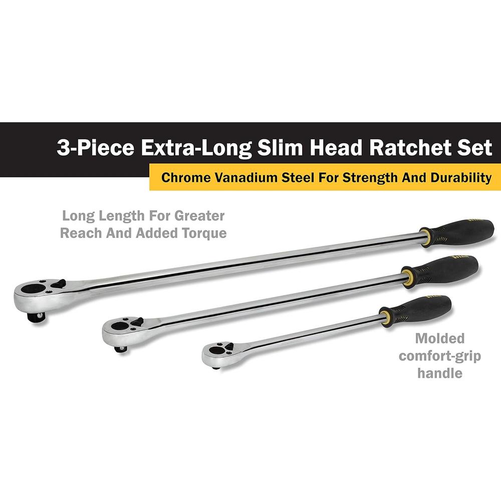 Titan Tools 11360 ENSEMBLE DE CLIQUETS XL À PROFIL BAS 3PC