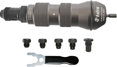 Astro Pneumatic ADR14 XL Kit d'adaptateur de rivet aveugle Capacité 1/4"