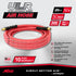 Milton Industries ULR142514 Tuyau d'air en caoutchouc ultra léger 1/4" x 25' avec extrémités 1/4" NPT