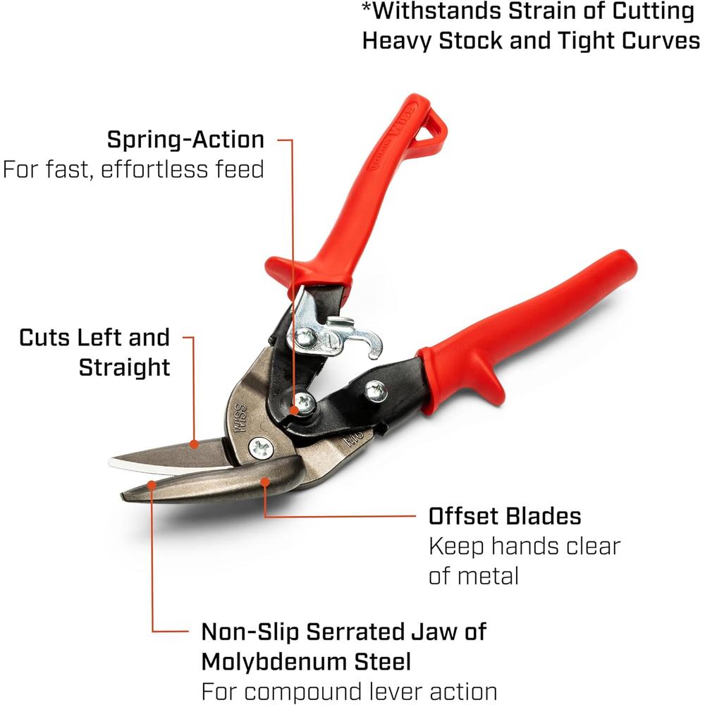 Wiss M6R SNIP,METALMASTER,OFFSET,LT,9.25
