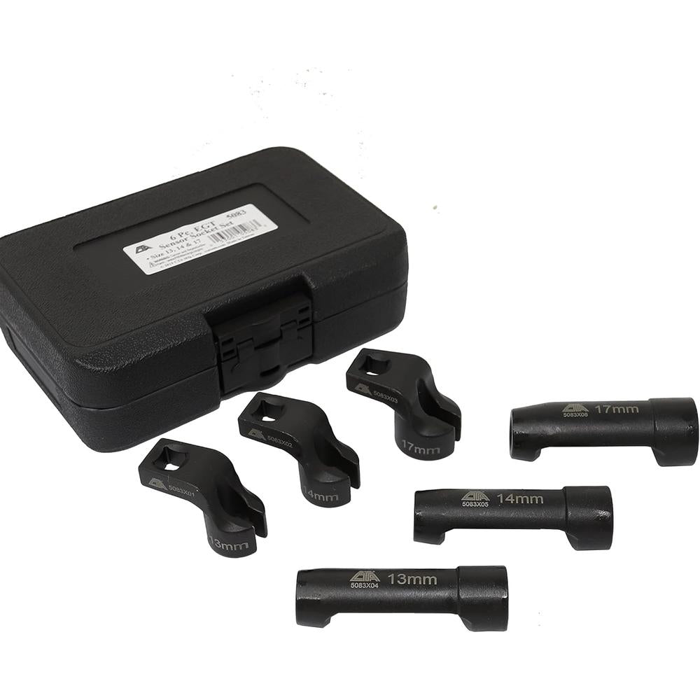 Outils CTA 5083 6 pièces. JEU DE DOUILLES POUR CAPTEUR EGT, DROITES ET DÉCALÉES EN 13MM, 14MM, 17MM