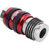 Milton Industries S-1756 Coupleur industriel d'échappement de sécurité universel 2 en un, débit corporel 1/4" FNPT x 3/8" (accepte les styles : H, P)