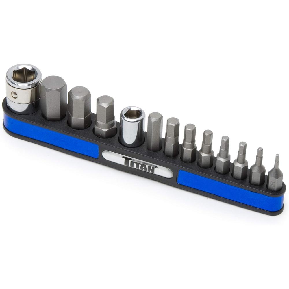 Titan Tools 16112 13 Pc. Metric Hex Bit Set