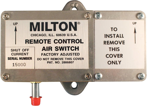 Milton Industries 825 Remote Control Air Switch Signal Bell-Chime