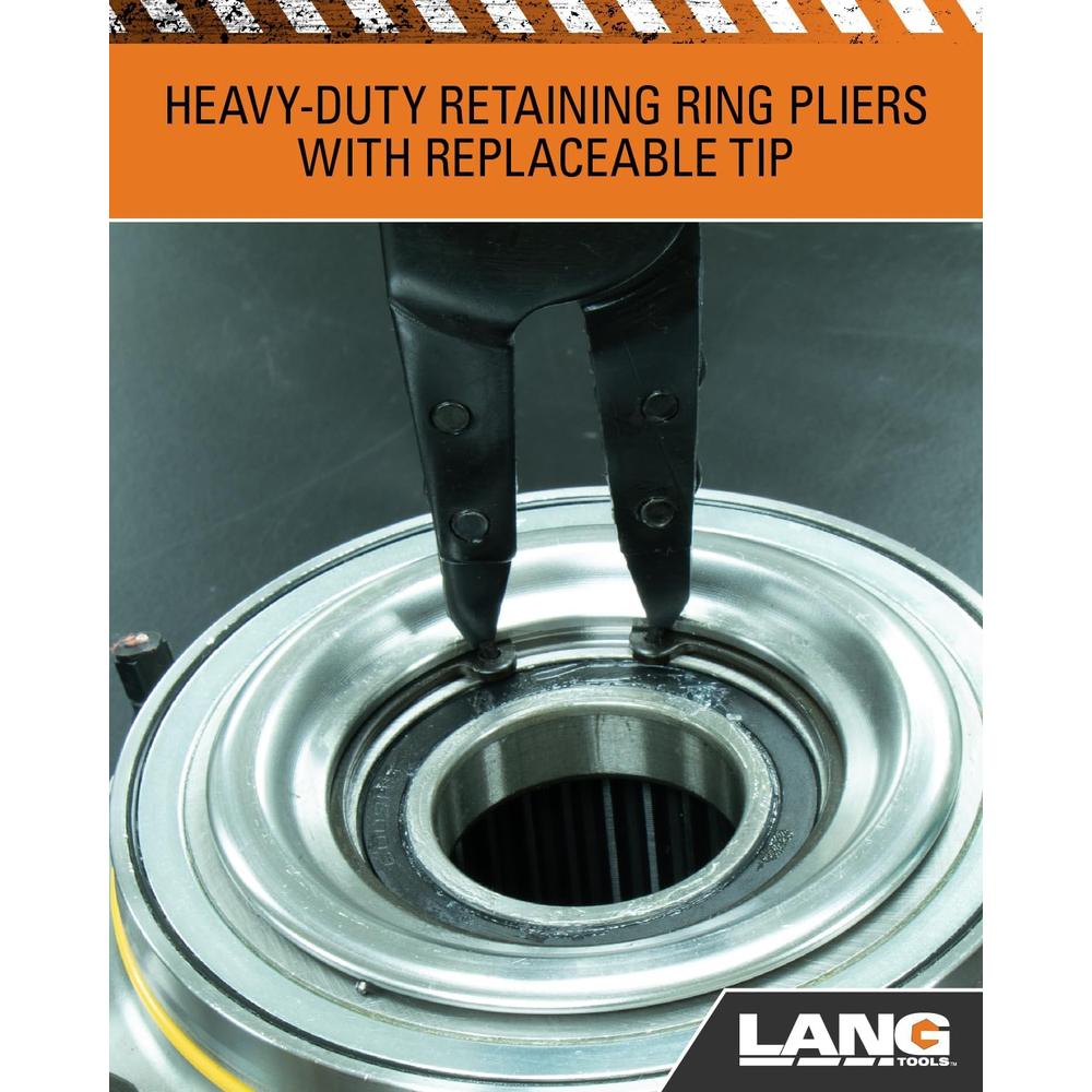 Lang Tools 1485 Pince pour anneau de retenue interne robuste