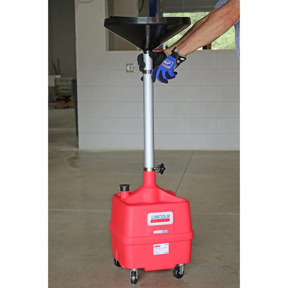 Lincoln Industrial 3508 DRAIN D'HUILE EN PLASTIQUE, 8 GAL