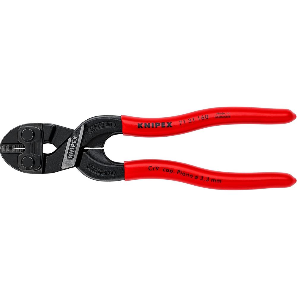 Knipex 71 31 160 CoBolt S Cutters W/ Notched Blade