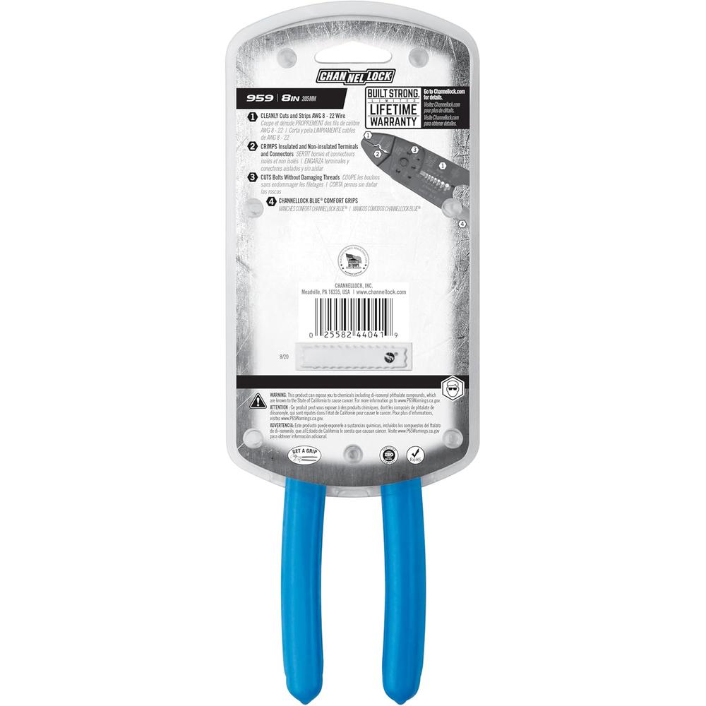 Channellock 959 Pince à dénuder 8,25"