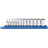 GearWrench 80304S-06 13-Piece 1/4-Inch Drive 6-Point Mid Length Socket Set Metric