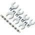 Titan Tools 17671 7pc 1/2" Drive SAE Jumbo Crowfoot Wrench Set, 1" - 1-3/8"