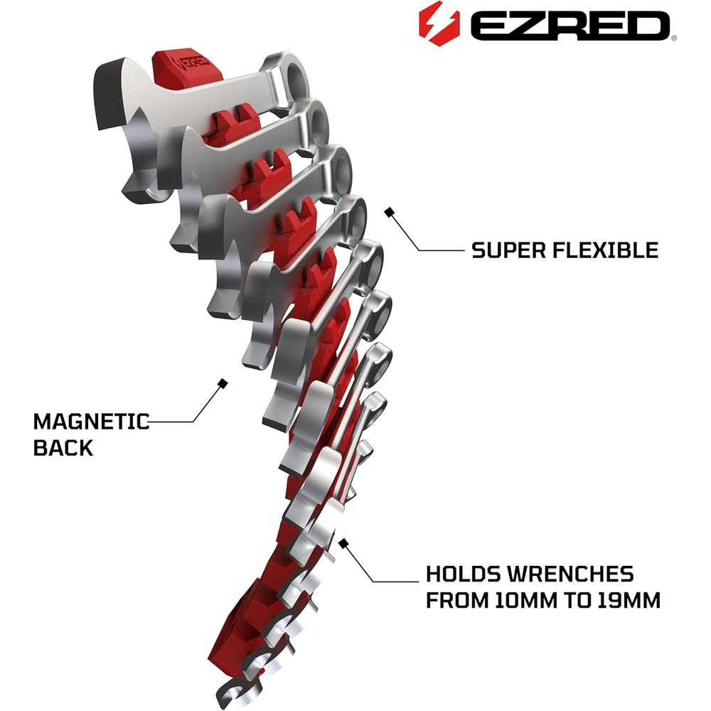Porte-clé flexible magnétique à 12 fentes EZRED FWR12-R