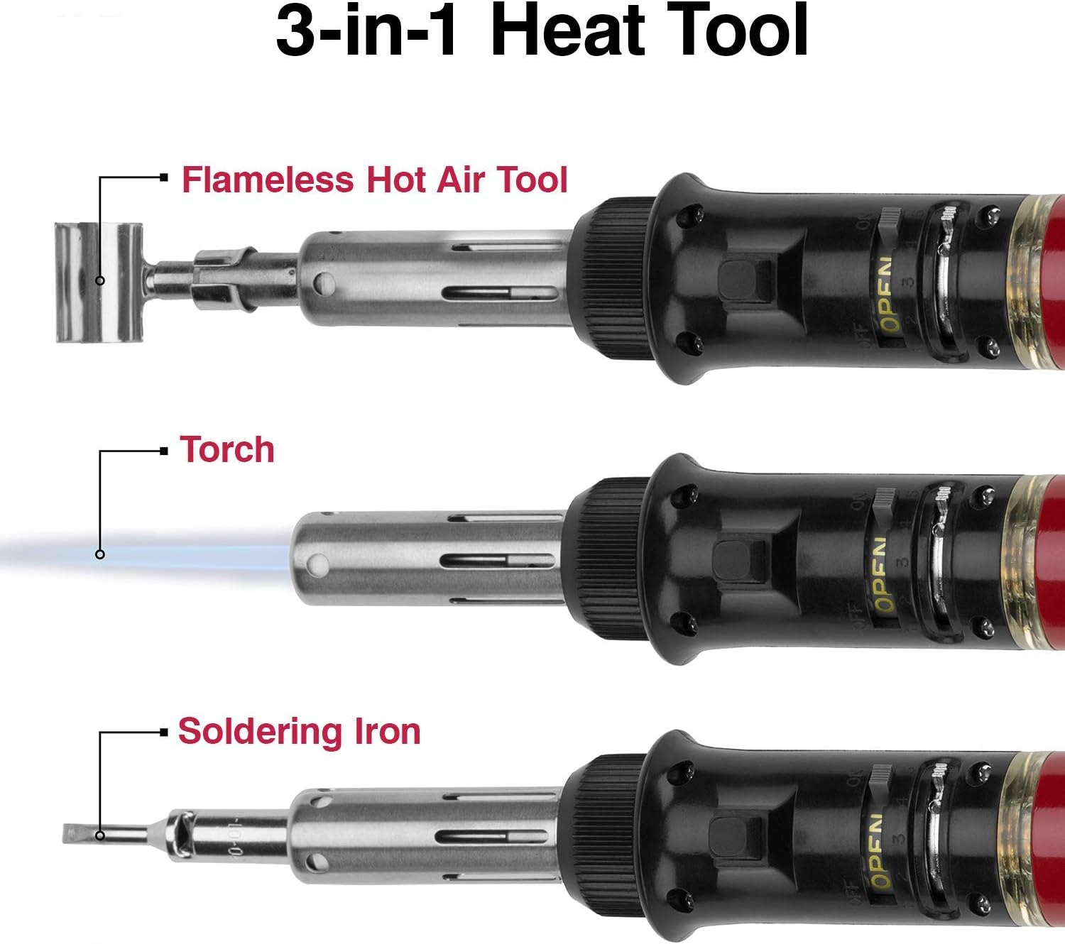 Master Appliance UT-100SIK ULTRATORCH, SELF-IGNITING HEAT TOOL WITH METAL STORAGE CASE