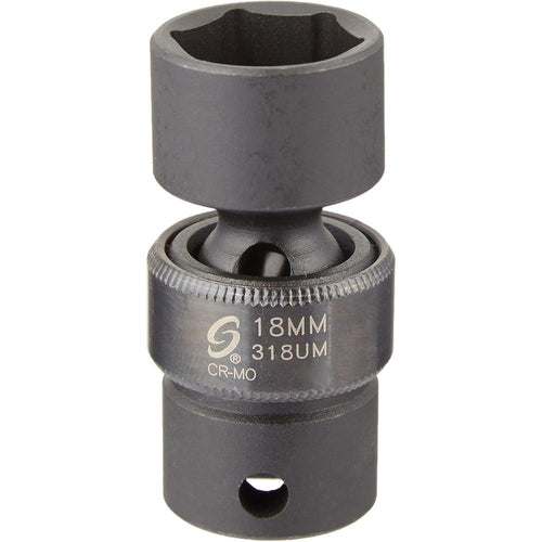 Sunex 318um 3/8-Inch Drive 18-Mm Universal Impact Socket