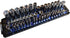 Astro Pneumatic 9023B BLUE ALUMINUM RAIL SOCKET ORGANIZER TRAY WITH 50 SOCKET HOLDERS FOR 1/4", 3/8" & 1/2" DRIVE SOCKETS