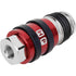 Milton Industries S-1756 Coupleur industriel d'échappement de sécurité universel 2 en un, débit corporel 1/4" FNPT x 3/8" (accepte les styles : H, P)