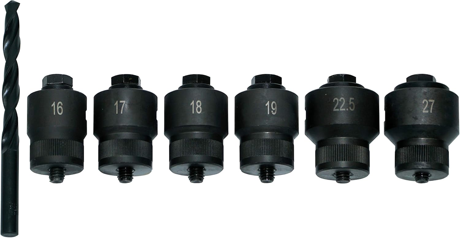 Polyvance 6149 BUMPER SENSOR HOLE CUTTING, 6 HOLES SIZES: 16MM, 17MM, 18MM, 19MM, 22.5MM, 27MM