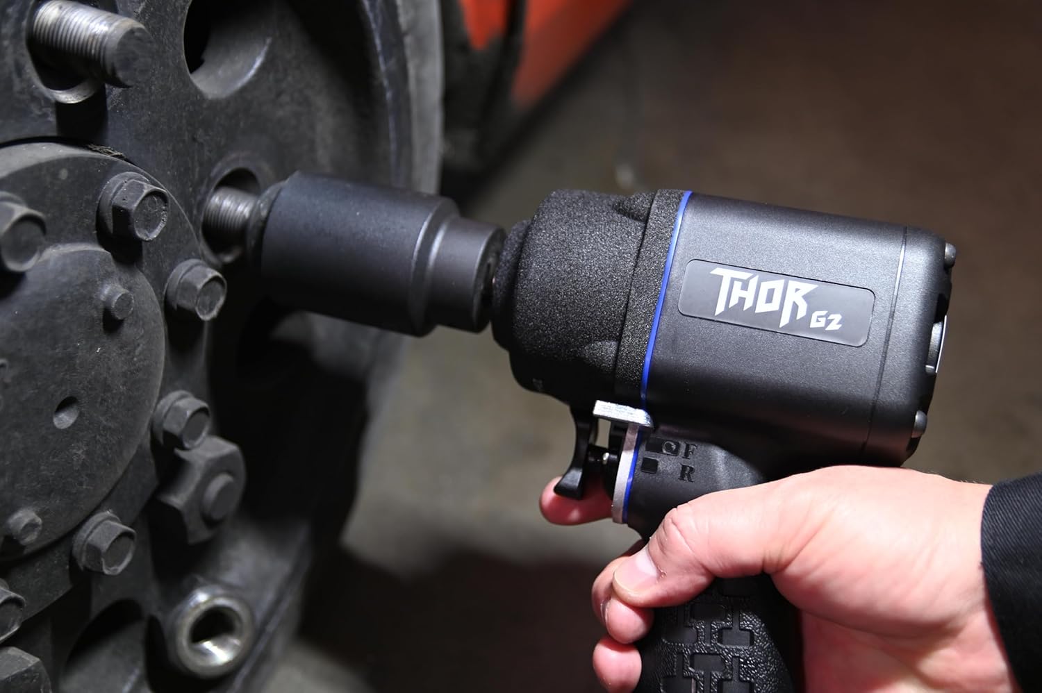 Astro Pneumatic 1895 1/2" Drive Onyx Thor G2 Impact Wrench, 1020 Ft-Lbs, 6500 RPM, 3 Power Settings